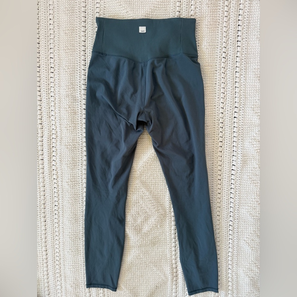 Vuori Women's Rib Studio Legging Medium Stone Green Size Small - Picture 5 of 12